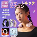 ネッククーラー 首掛け式 軽量 熱中症対策 温度調節 LED ライト付き 静音 出張 職場用 車用 旅行用 携帯便利 敬老の日 プレゼント 父の日