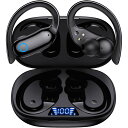 イヤホン Bluetooth ブルートゥース イヤホン 耳掛式 ワイヤレス 48時間再生 IPX7 Bluetooth5.3 マイク内蔵 AAC/SBC対応 快...