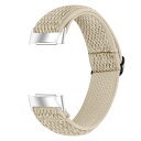 適応Fitbit Charge 5 バンド 通気性 軽量 調整可能な伸縮性ベルト ストレッチ ナイロン ウィメンズ&メンズ 多場面対応 フィットビット Char...