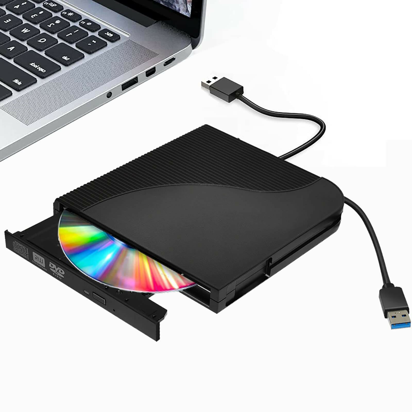 DVDhCu Ot USB 3.0 |[^uhCu CD/DVDvC[ PC/m[gp\R Ή, CD/DVDǎE d͕s蓮쎝, ubN CD/DVD