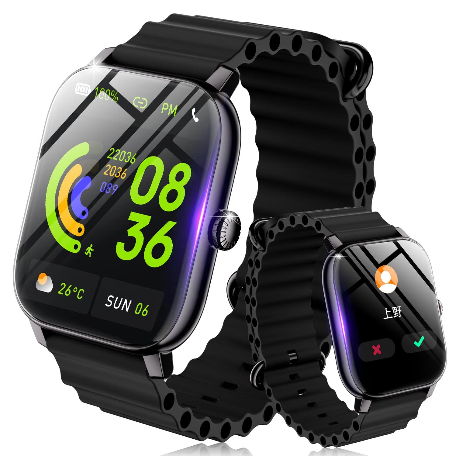 ޡȥå 2023 ǿ &1.91 HD̡Bluetooth 5.3 õǽդ smart watch ӻ ¿ǽ ݡĥå IP68ɿ Line忮 å ¿౿ư⡼ ں ŷ