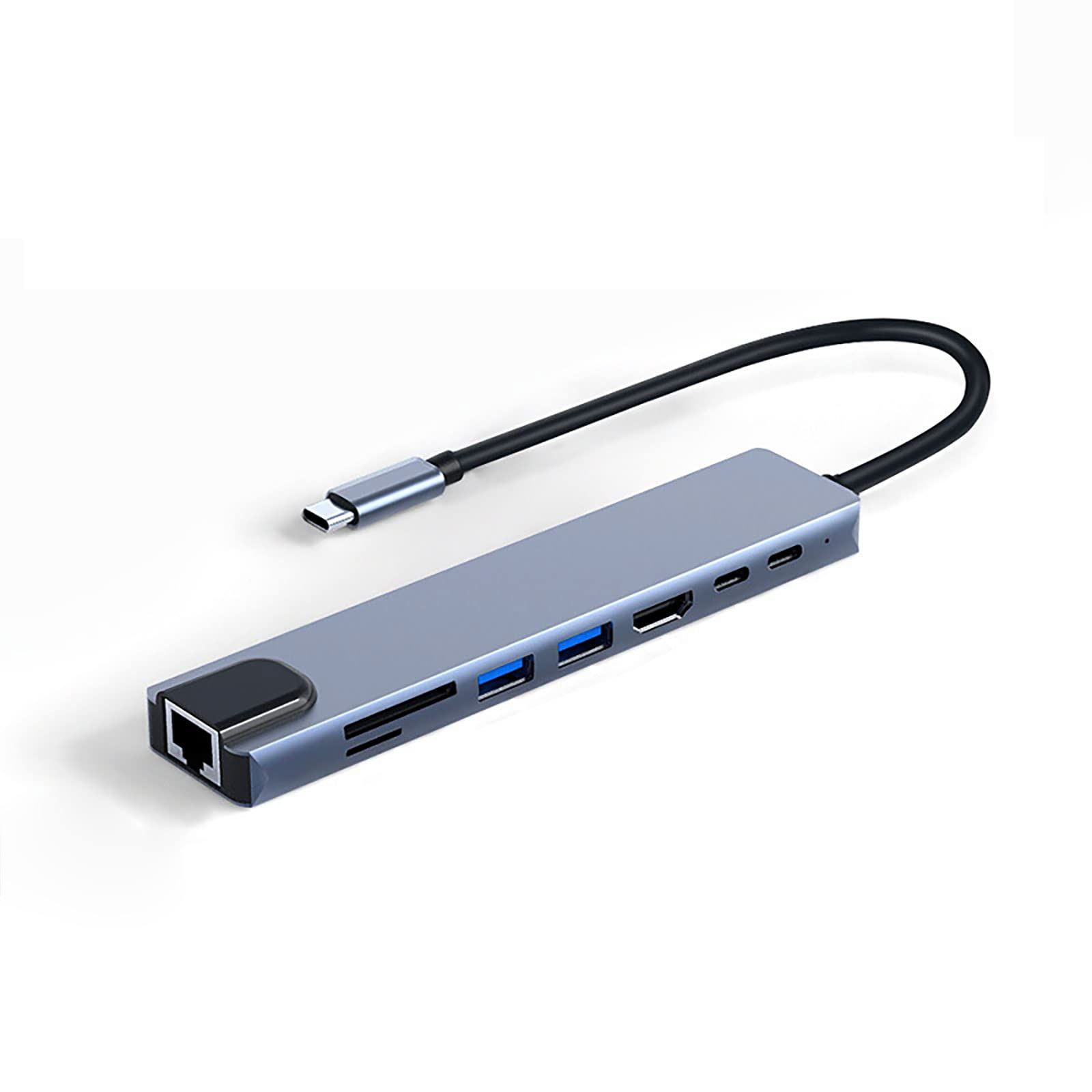 USB nu 3.0 Type-c|[gp 8 in 1 A_v^[ p\RANZT[ USB-C 4K HDMI SD/TFC[Tlbgt ^ubgPCdbphbNXe[V