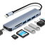 USB C ϥ 7-in-1 Ѵץ USB ϥ ޥݡ 4K HDMI USB3.0ݡ 5Gbps®ǡž 100W PD USB-Cݡ ® SD/TFɥå ϩݸ type-c ϥ