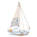 置物 オブジェ インテリア 夏の装饰 おしゃれ 車飾り LED 地中海風 かわいい 船飾り木製 飾り