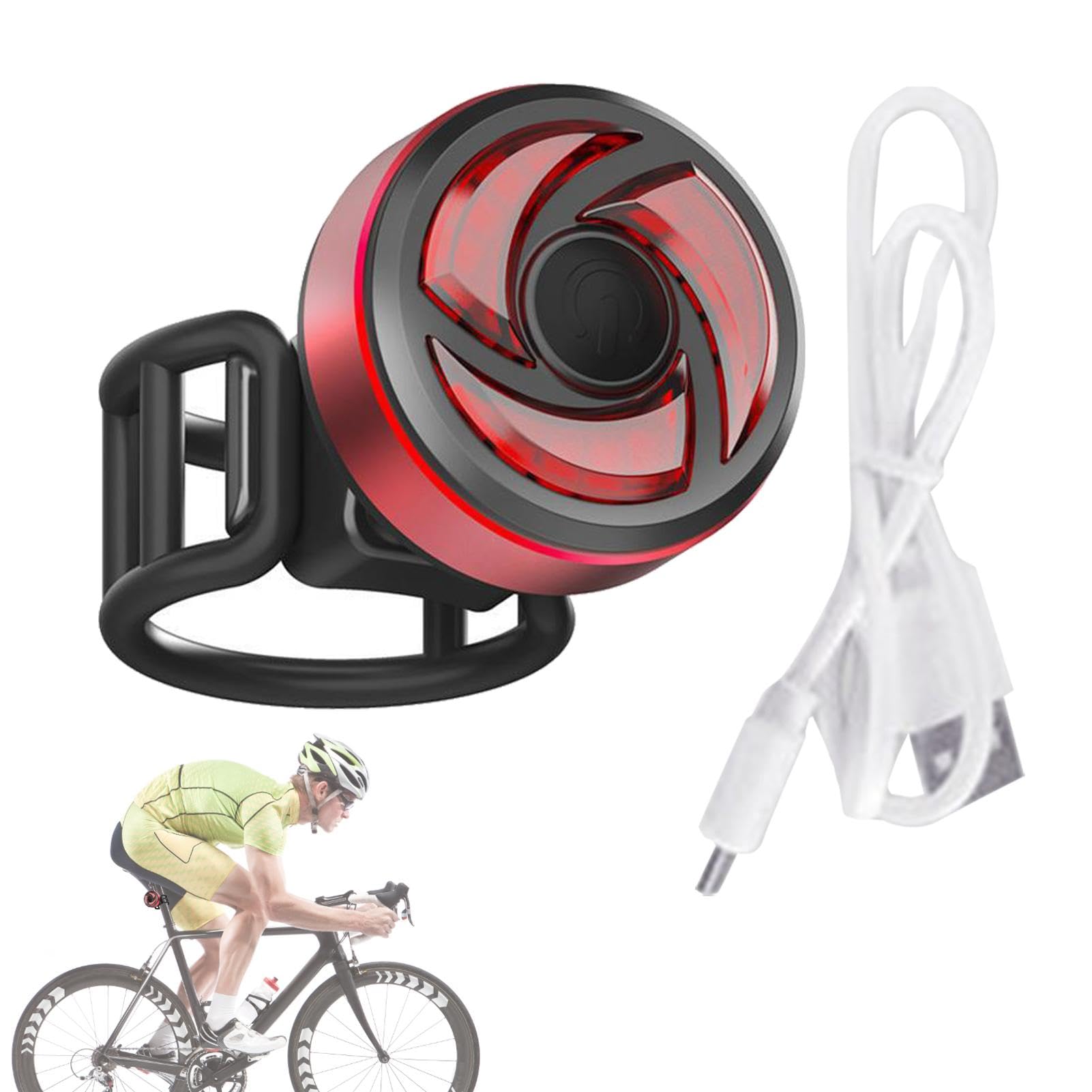 自転車テールライト | USB 自転車テールライト | 自転車リアライト | 防水自転車テールライト強力な昼光可視自転車リアライト簡単にインストールロードマウンテンアドベンチャーサイクリング安…