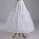 【6sixshop】 パニエ ウエディングドレス スカート ボリューム 3段ワイヤー 折り畳める 花嫁ドレス フリルいっぱい …
