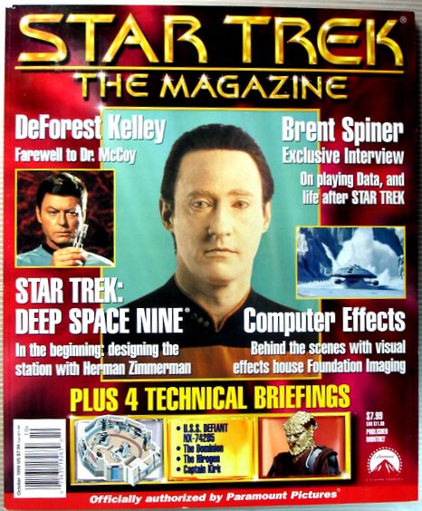 yÁzSTAR TREK THE MAGAZINEiX^[EgbN@}KWj1999N10