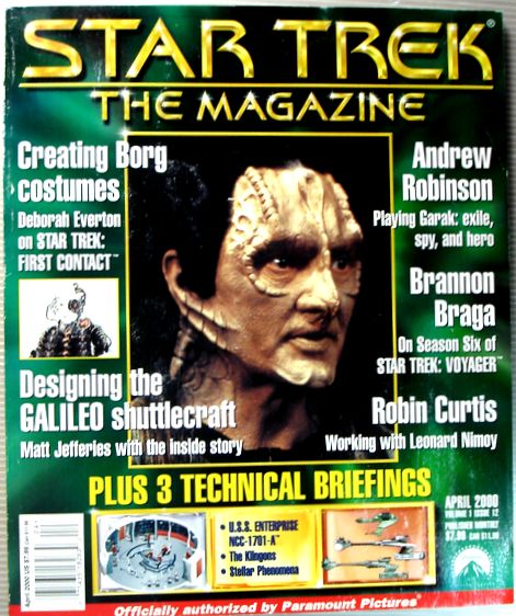 【中古】STAR TREK THE MAGAZINE（スター・トレック　マガジン）2000年4月号