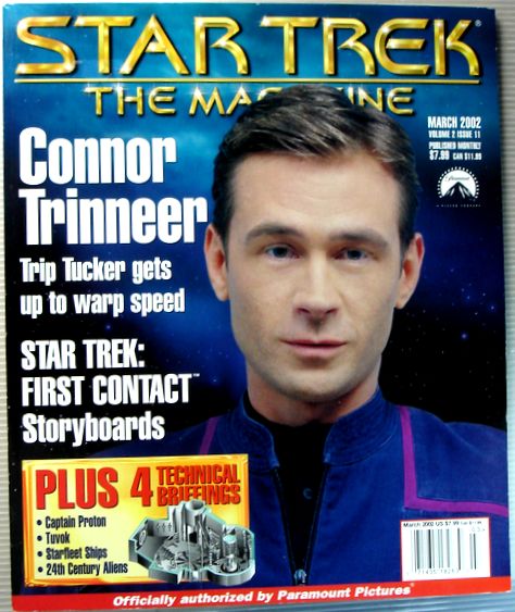 yÁzSTAR TREK THE MAGAZINEiX^[EgbN@}KWj2002N3