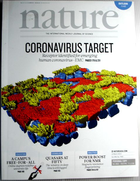 【中古】nature　2013年3月14日号