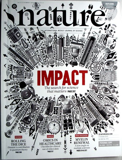 【中古】nature　2013年10月17日号