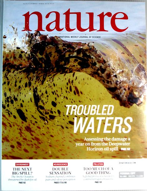 【中古】nature　2011年4月14日号