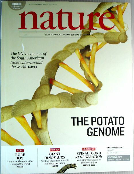 【中古】nature　2011年7月14日号
