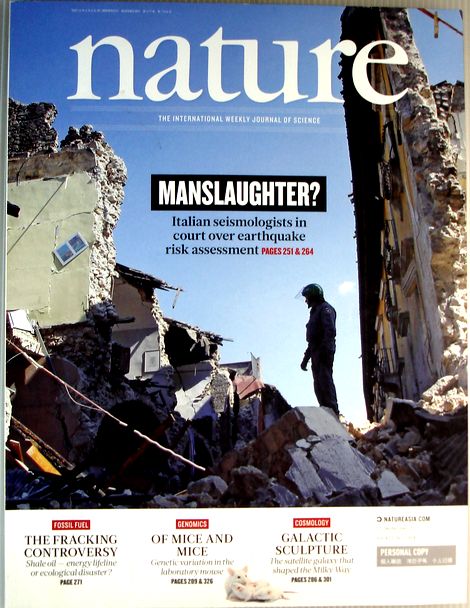 【中古】nature　2011年9月15日号