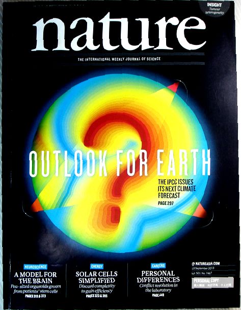 【中古】nature　2013年9月19日号