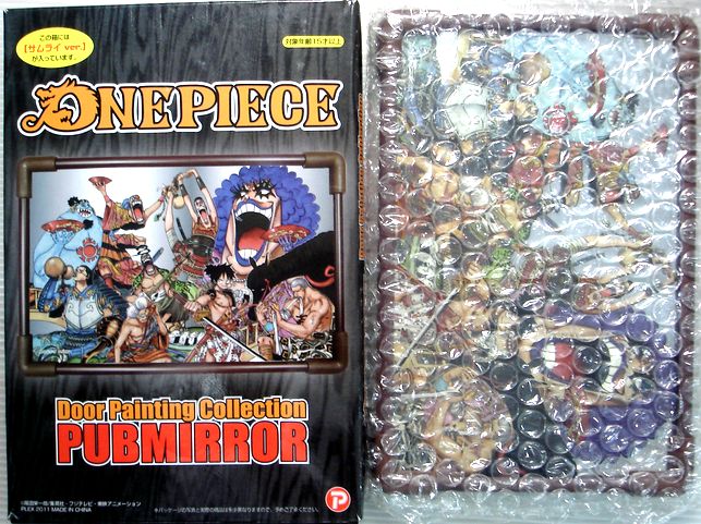 【中古】ONE PIECE DoorPaintingCollection PUBMIRROR　「サムライver.」　扉絵パブミラー