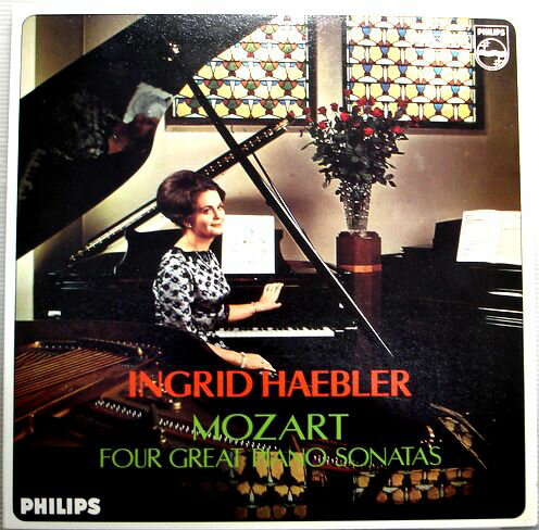 【中古LPレコード】INGRID HAEBLER MOZART FOUR GREAT PIANO SONATAS