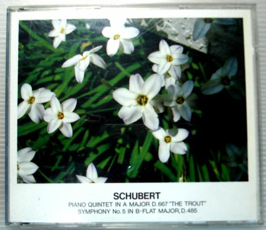 【中古CD】シューベルト/SCHUBERT（1797〜1829）。 発行所：サン・プランニング。 【曲目】 ピアノ五重奏曲イ長調「ます」D667。 1.アレグロ・ヴィヴァーチェ。2.アンダンテ。3.スケルツォ（プレスト）。4.テーマ・コン・バリアジーノ（アンダンテーノ）5.ファイナル（アレグロ・ジウスト）。 交響曲第五番変ロ長調D.485。 6.第1楽章：アレグロ。7. 第2楽章：アンダンテ・コン・モト。8. 第3楽章：メヌエット：アレグロ・モルト。9. 第4楽章：アレグロ・ヴィヴァーチェ。 【コンデション＝良い】デスク（盤面綺麗です）、プラケース、ジャケットとにキズなく良好です。【中古CD】シューベルト/SCHUBERT（1797〜1829）。 発行所：サン・プランニング。 【曲目】 ピアノ五重奏曲イ長調「ます」D667。 1.アレグロ・ヴィヴァーチェ。2.アンダンテ。3.スケルツォ（プレスト）。4.テーマ・コン・バリアジーノ（アンダンテーノ）5.ファイナル（アレグロ・ジウスト）。 交響曲第五番変ロ長調D.485。 6.第1楽章：アレグロ。7. 第2楽章：アンダンテ・コン・モト。8. 第3楽章：メヌエット：アレグロ・モルト。9. 第4楽章：アレグロ・ヴィヴァーチェ。 【コンデション＝良い】デスク（盤面綺麗です）、プラケース、ジャケットとにキズなく良好です。