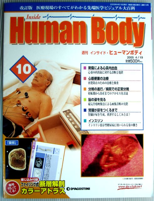 乐天商城 - 【中古】週刊　インサイド・ヒューマンボディ　2005年4月19日号　No.10