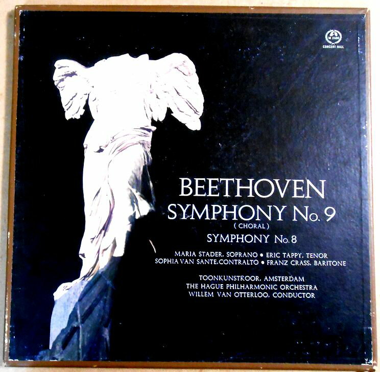 【あす楽】【中古LPレコード】ベートーヴェン　交響曲第9番＜合唱＞　交響曲第8番　2枚組