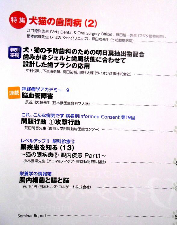 DSファーマルヘルス　Vet i（ヴェットアイ）　2017　No.20 ■特集：犬猫の歯周病（2）