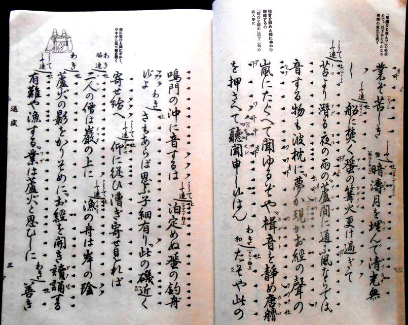 63堂の【送料無料】【古書】大成喜多流中型定本　白栄天・通盛・小原御幸・賀茂物狂・土蜘蛛　第六巻｜アングル2