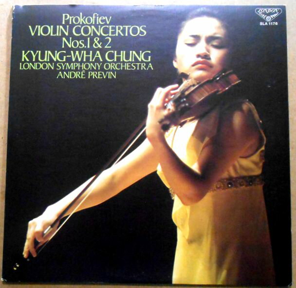 【あす楽・送料無料】【中古LPレコード】プロコフィエフ　「ヴァイオリン協奏曲第1番ニ長調、作品19」「ヴァイオリン協奏曲第2番ト短調、作品63」