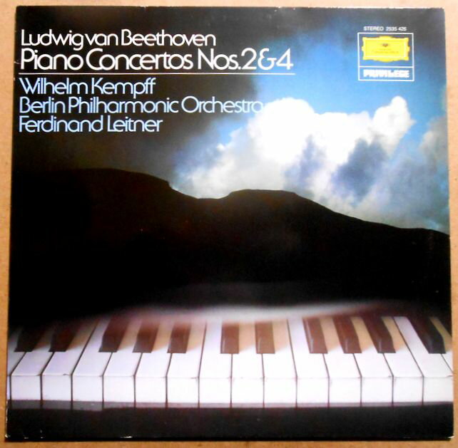 【あす楽】【送料無料】【中古LPレコード】ケンプ ベートーヴェン・ピアノ協奏曲 No.2/No.4