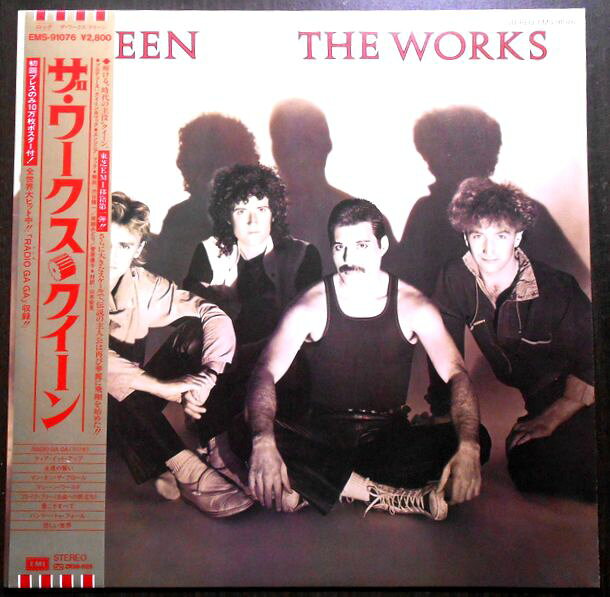 【送料無料・あす楽】【中古LPレコード】クイーン Queen　ザ・ワークス　全9曲　ポスター付
