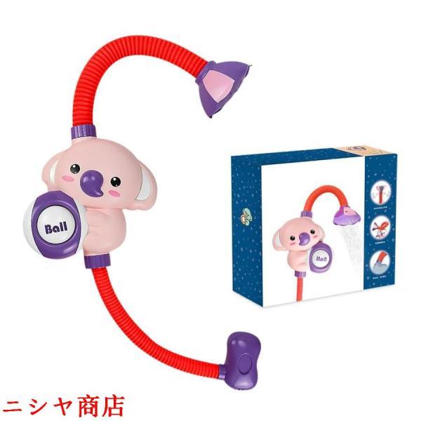 楽しいお風呂用おもちゃ：このお風呂用おもちゃは明るい色で、かわいい象の形のデザインは、入浴中に赤ちゃんの注意を引き付け、入浴中に無限の楽しみを提供します。私たちの面白い赤ちゃんのお風呂のおもちゃは、赤ちゃんが入浴に恋をするようになります。実用的な機能：ベビーバスシャワーヘッドは、大きな水出力で360度の角度調整が可能です。電気循環、ボタンを1回押すだけで水をまき散らします。複数の水入口を備えた石鹸型の吸水ボールで設計されており、水をブロックすることなく均一かつスムーズに吸い込みます。安全で耐久性：このベビーバス用おもちゃは、安全で毒性がなく、耐久性のある高品質のABS素材で作られています。バリのない滑らかな表面が特徴で、赤ちゃんのデリケートなお肌にも安心です。バッテリーコンパートメントは密閉され、防水性があり、赤ちゃんに最高の保護を提供します。 （単三電池3本が必要です。含まれていません）使いやすさ：強力な吸盤で設計されており、浴槽やバスルームの滑らかな表面に吸盤を取り付け、吸水ボールを水に入れてボタンを押すだけで、シャワーヘッドから水流が継続的に噴霧されます。