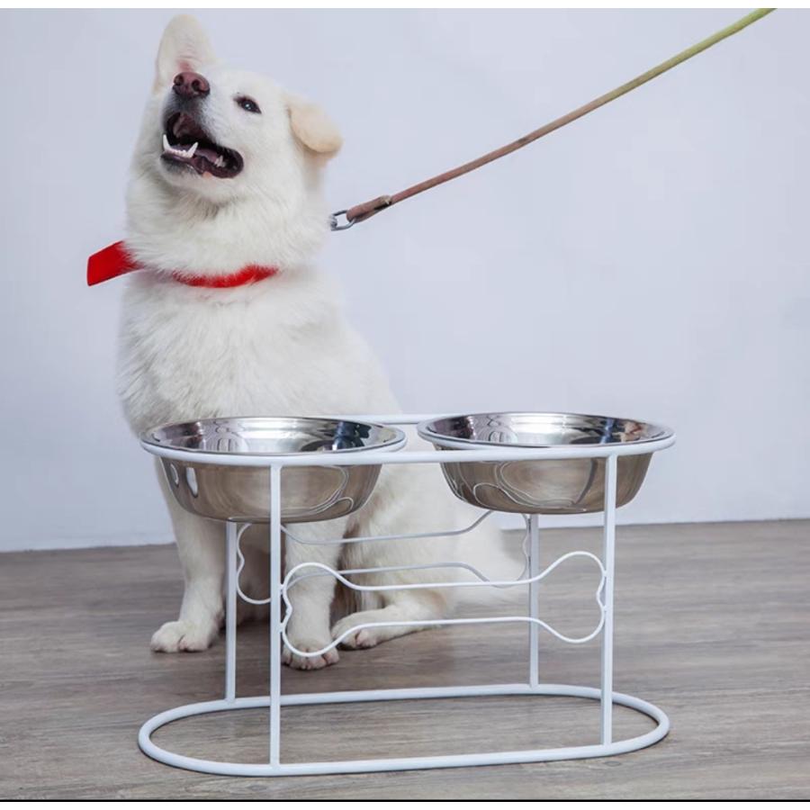 餌入れ 食事台 犬 大型犬 ペット フードボール スタンド 脚付き ペット用 水 ペッ...