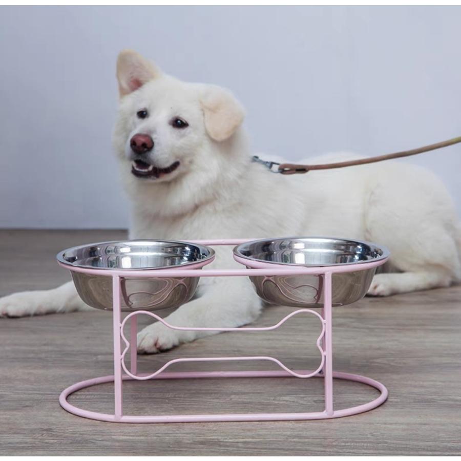 餌入れ 食事台 犬 大型犬 ペット フードボール スタンド 脚付き ペット用 水 ペッ...