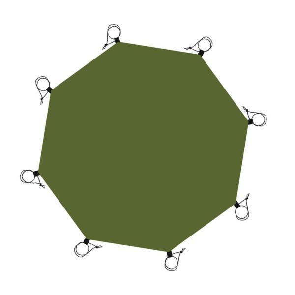 八角形テントフットプリントグランドシートオックスフォード布多目的ビーチマットキャンプタープフロアマットアウトドア釣りハイキング
