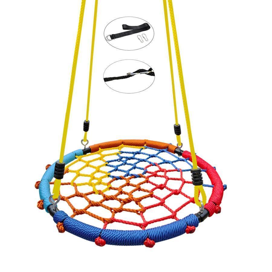 ブランコ 円形 吊り下げ式 ぶらんこ ブランコセット スパイダーツリースイング こども鳥の巣ブランコ ..