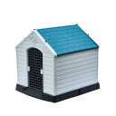 犬小屋 中/小型犬用 犬舎 組立式 ドッグハウス シェルター ペットハウス 防風 防雨 換気 暖かい サビない 組み立て簡単 水洗いOK 家庭/