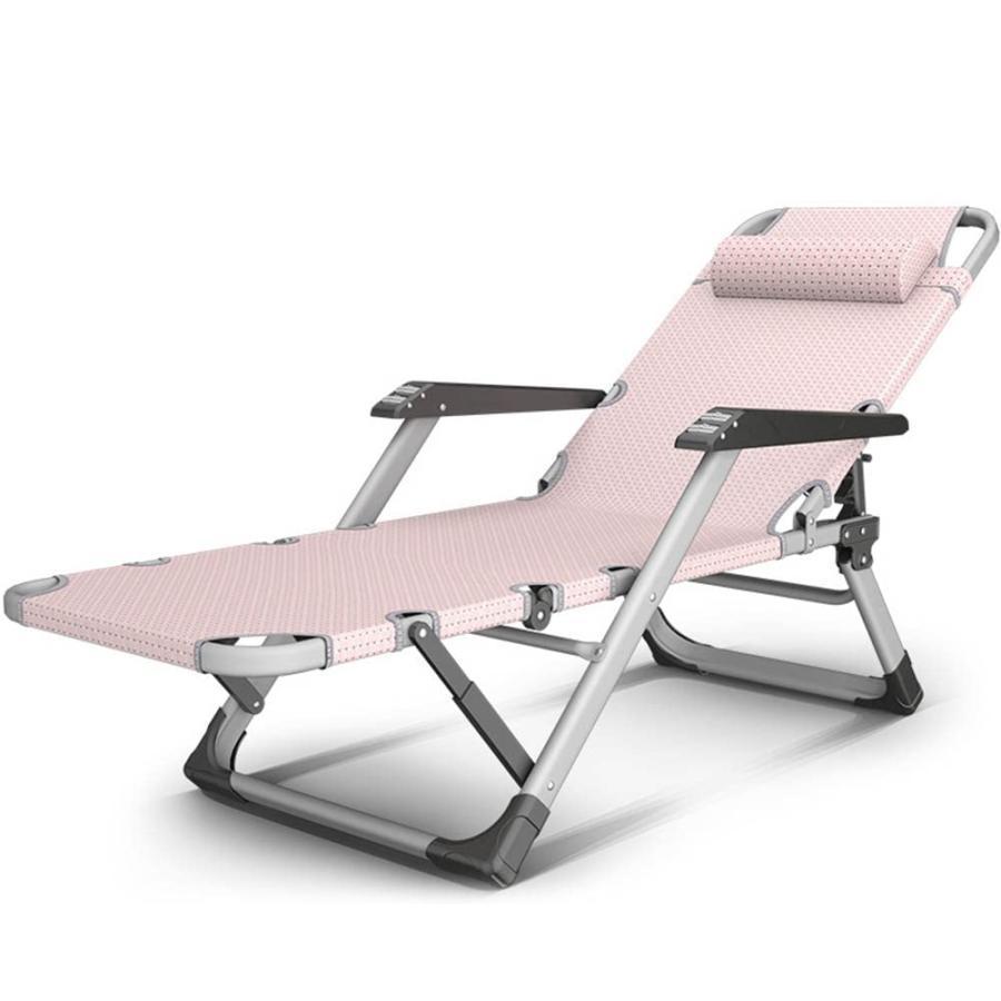 リクライニングチェア 折りたたみチェア チェアーベッド 耐荷重100KG 枕つき 多段階調整 折り畳み式 省スペース マッサージレスト ゼロ