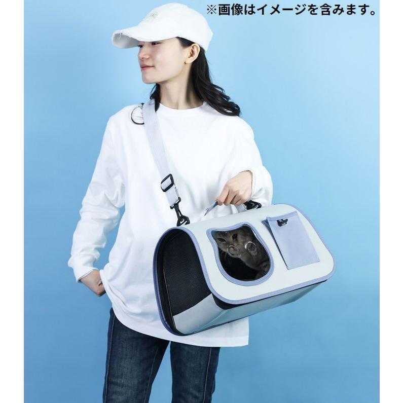 ペットキャリーバッグ 猫 小型犬 ショルダーバッグ 2WAY 折りたたみ メッシュ窓 通...