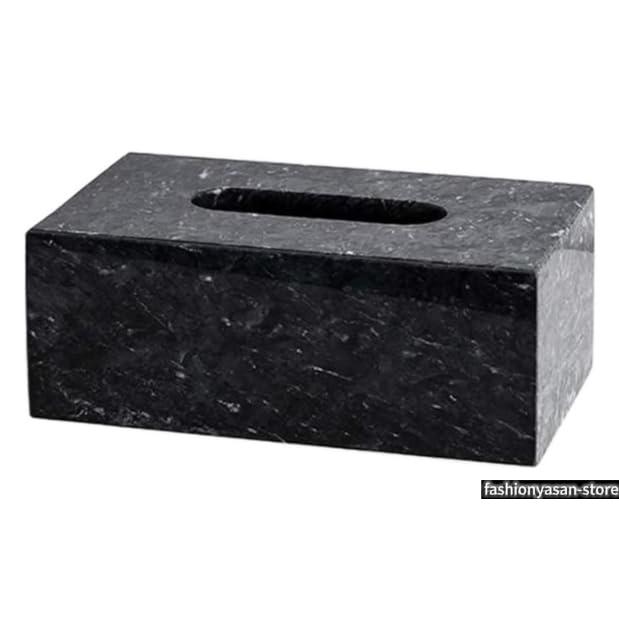 666-MARTのティッシュ ホルダー ペーパー ホルダー天然大理石、フェイシャル ティッシュ ケース オーガナイザー、ナプキン ホルダー ペーパー ディ｜アングル3