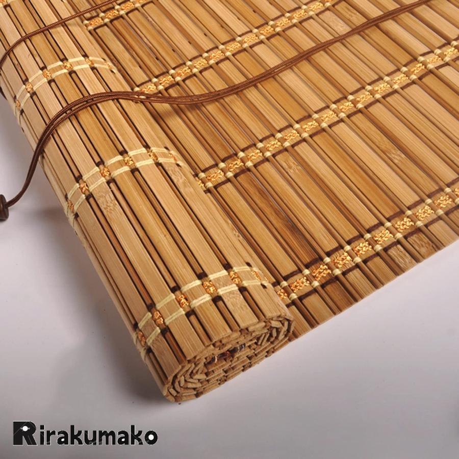 竹すだれ 屋外用 日除け 目隠し 装飾 竹スクリーン 幅 60cm 80cm 100cm 120cm 150cm 竹製ロールスクリーン 天然竹すだれ 簾 フレンチバンブーブラインド 和室 洋