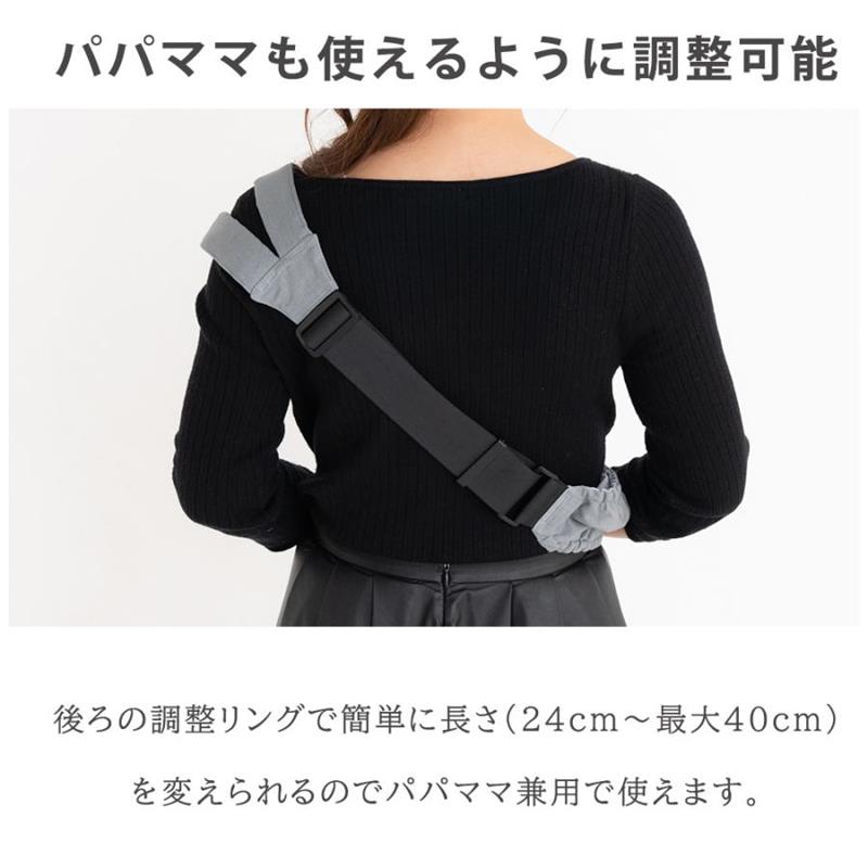 VanTiPの2WAY セカンド抱っこひも ヒップシート スリング 腰すわり〜20kgまで 簡単 抱っこ コンパクト 滑り止め 男女 兼用 赤ちゃん｜アングル2