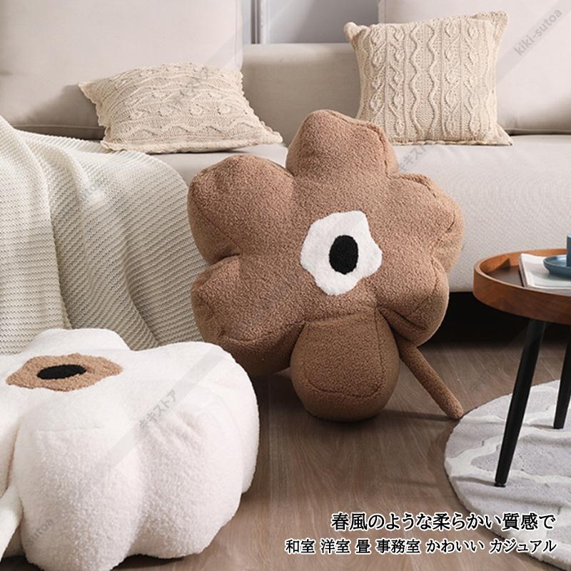 花柄シート 北欧 高反発クッション シート オールシーズン INS風 椅子 ベッドルーム用 クッション 1人掛けソファー チェアー 座布団 ダイニングチェア 滑り止め 畳 通気性 餐椅クッション インテリア [3]