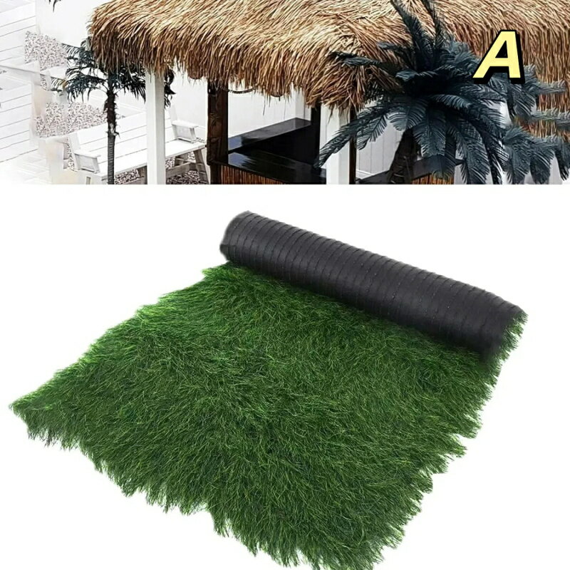 合成茅葺屋根、人工茅葺 茅葺き日傘 耐火 断熱 耐久性のある 屋外用木製椅子 カーペット 庭 柵 動物園 ..