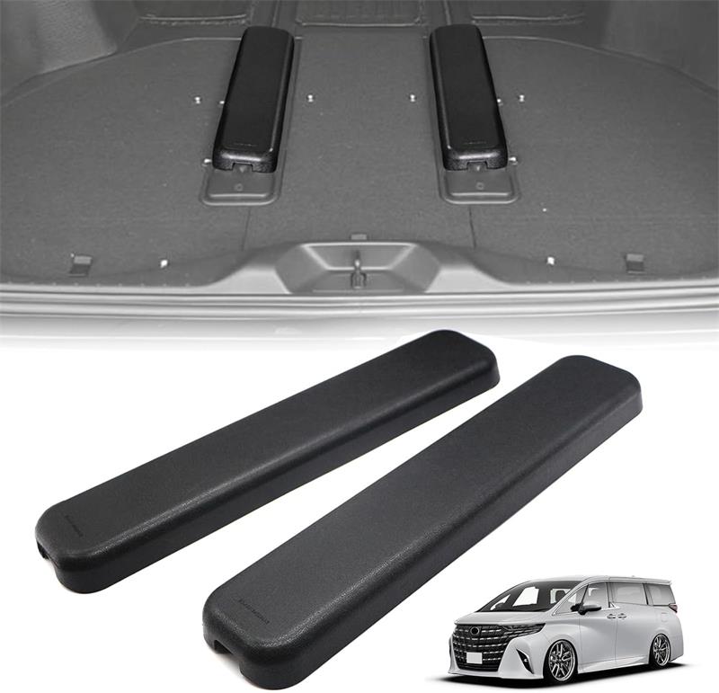 新型 アルファード適合 30系 40系 レールカバー キズ止め ヴェルファイア適応 シートレールカバー 汚れ防止 3列目 カバー カスタム パーツ 簡単取付 荷室カバー 2枚セット