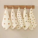 ベビー用 ガーゼハンカチ 赤ちゃん ガーゼ ハンカチ かわいい 動物柄 5枚セット 綿100% よだれかけ 薄手 速乾 ベビー 新生児 女の子 男の子 保育園 ...