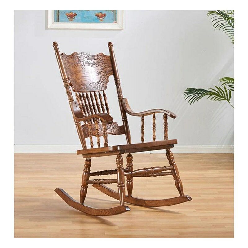 ロッキングチェア 木製ロッキングチェア にとって 木製ロッキングチェア ロッキングチェア リクライニングチェア 屋外ロッキン??グチェア 昼寝チェア ラウンジチェア 庭/フロントポーチ/パティオ/庭に最適 昼寝椅子 ラウンジチェ black