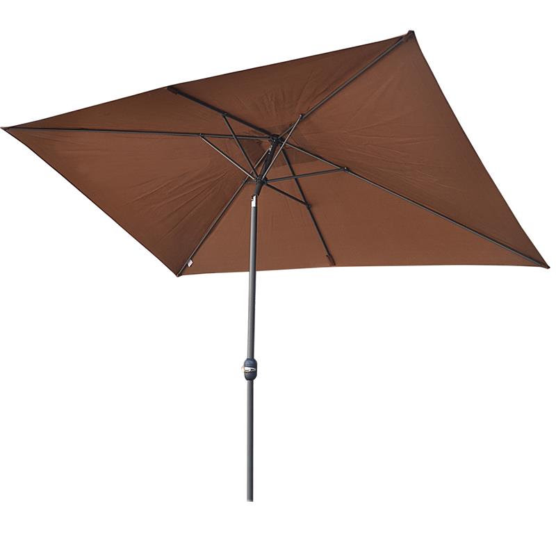 【送料無料】ガーデンパラソル パラソル 風に強い 長方形 大型 角度調整可能 日傘 遮光 紫外線 庭 日よ..