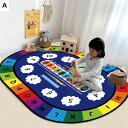 ベビープレイマット カーペット ラグ プレイマット リビングカーペット フロアマット 可愛い 遊びマット 衝撃緩和 大判 転倒防止 赤ちゃん 出産祝い 小学校 ...