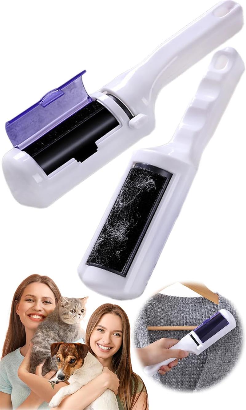 洋服ブラシ 服 ほこりとり 毛玉取りブラシ ペット 犬 猫 抜け毛 スーツブラシ 埃取りブラシ 両面対応