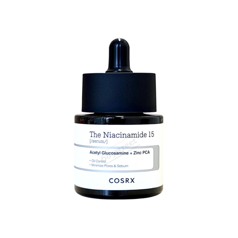 【COSRX / コスアールエックス】ザ ナイアシンアミド15 セラム 20ml 韓国コスメ セラム 美容液 エッセンス アンプル ナイアシン ブラックヘッド トラブルケア ナイアシンアミド スキンケア キメケア 毛穴 皮脂 毛穴ケア 毛穴パック【楽天海外直送】のサムネイル