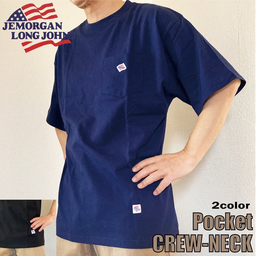 Rakuten - クリアランスセール メンズオーバーサイズ Tシャツ 半袖 JEMORGAN ジェーイーモーガン ポケットTシャツ JA034-228